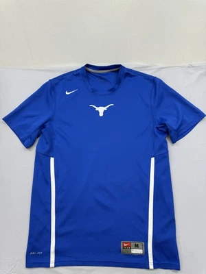 T-shirt à manches courtes Nike Texas Longhorns Dri-FIT pour hommes M en bleu - Photo 1/4