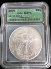 U.S. Mint 2004 American Silver Eagle $1 1 oz .999 Silver ICG MS70