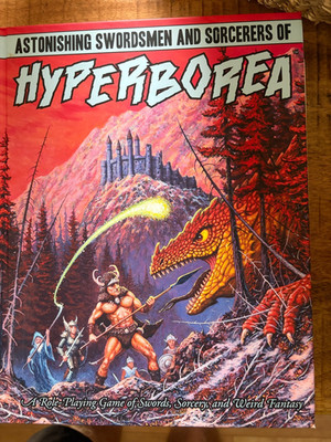 Astonishing Swordsmen and Sorcerers of Hyperborea RPG 2nd SIGNED BY AUTHOR