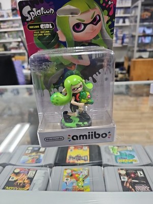 Nintendo Splatoon Green Inkling Girl Amiibo NEW, SEALED