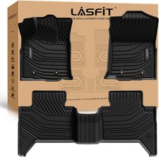 LASFIT Floor Mats for Toyota Tacoma 2016-2023 Double Cab Only for Automatic Al