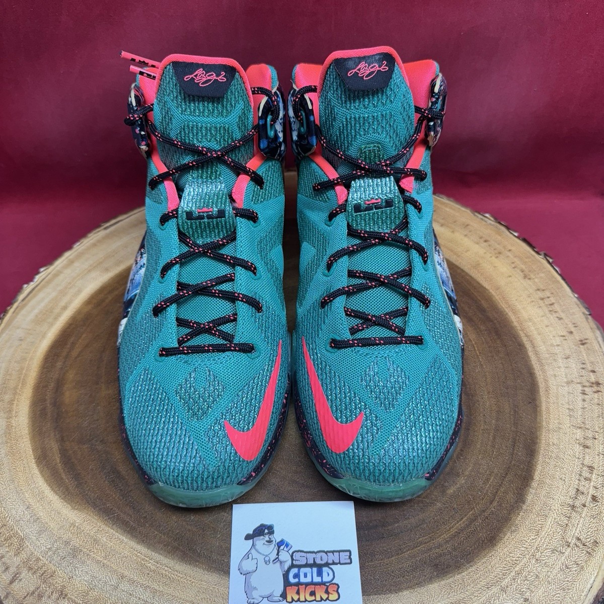 Size 7 - Nike LeBron 12 Xmas Akron Birch for sale online | eBay