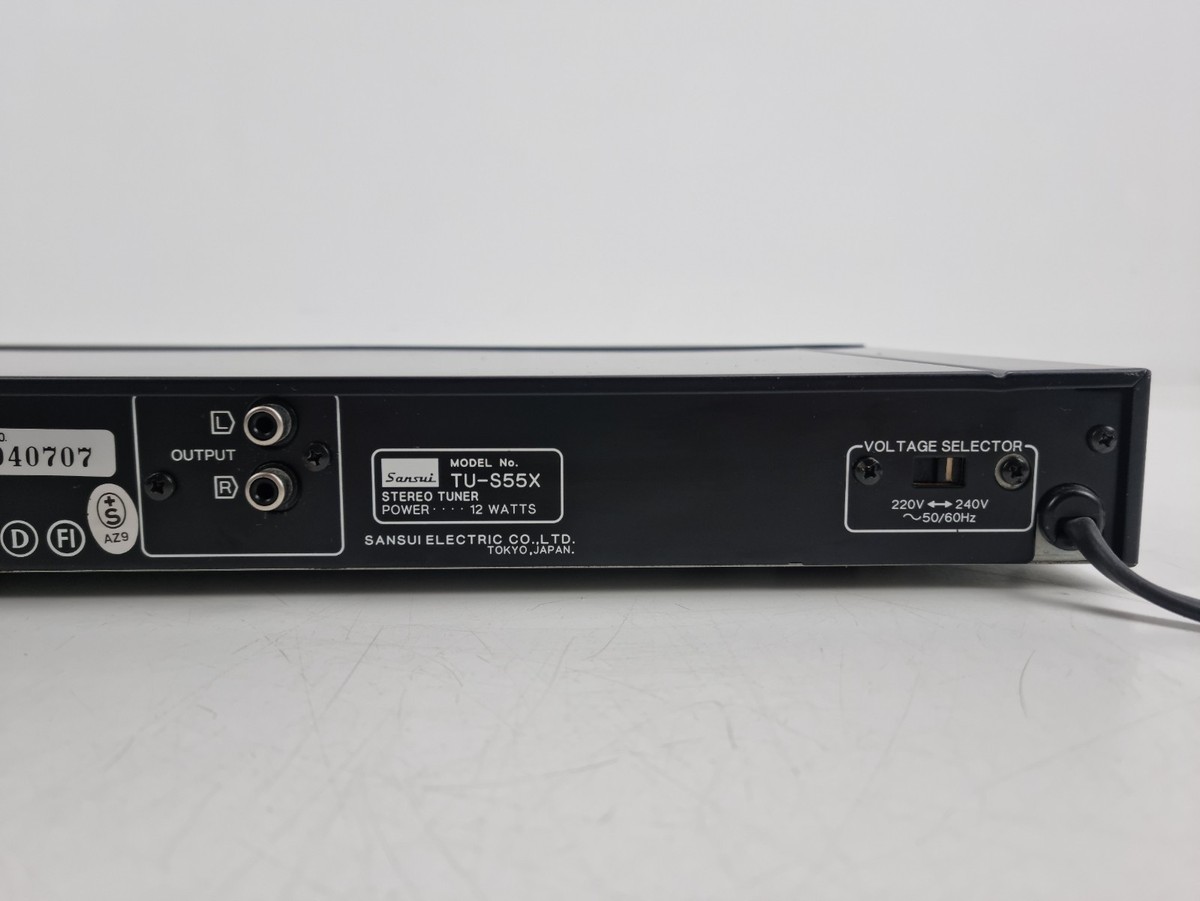 Sansui TU-S55X Quartz PLL Digital Synthesizer Stereo Tuner | eBay