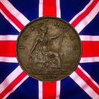 1936 George V Farthing — photo from another recent sale