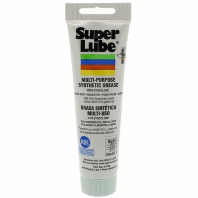 Super Lube 21030 Synthetic Grease PTFE Lubricant Dielectric USDA H-1 Tube 3 oz