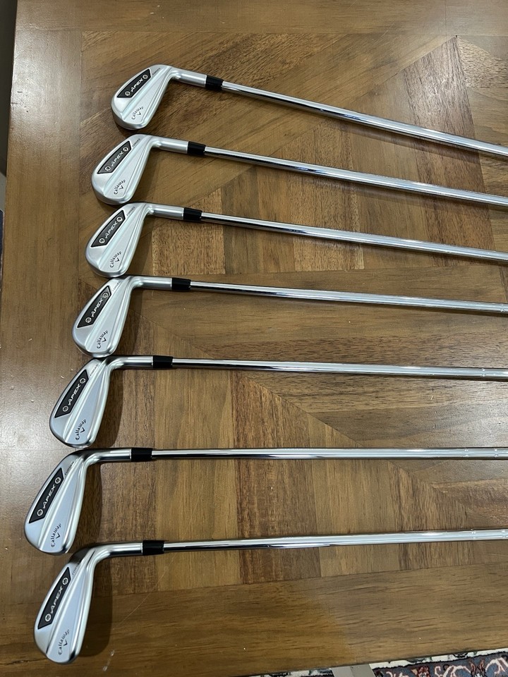 Set De Fers Callaway Apex Ai200 4-PW - Acier Stiff True Temper Elevate MPH 85 - Très Bon état