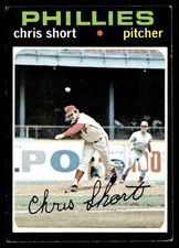 1971 Topps Baseball Chris Short Pete Rose Philadelphia Phillies #511 Card VG-EX