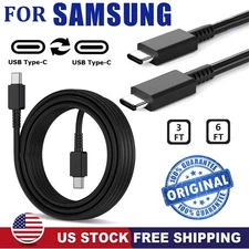 2x Original Samsung Galaxy S25 S24 S23 S22 5G USB-C 6FT Super Fast Charge Cable