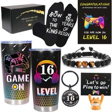 16 Year Old Boy Gifts, 16th Birthday Gifts Decorations 20 Ounces,