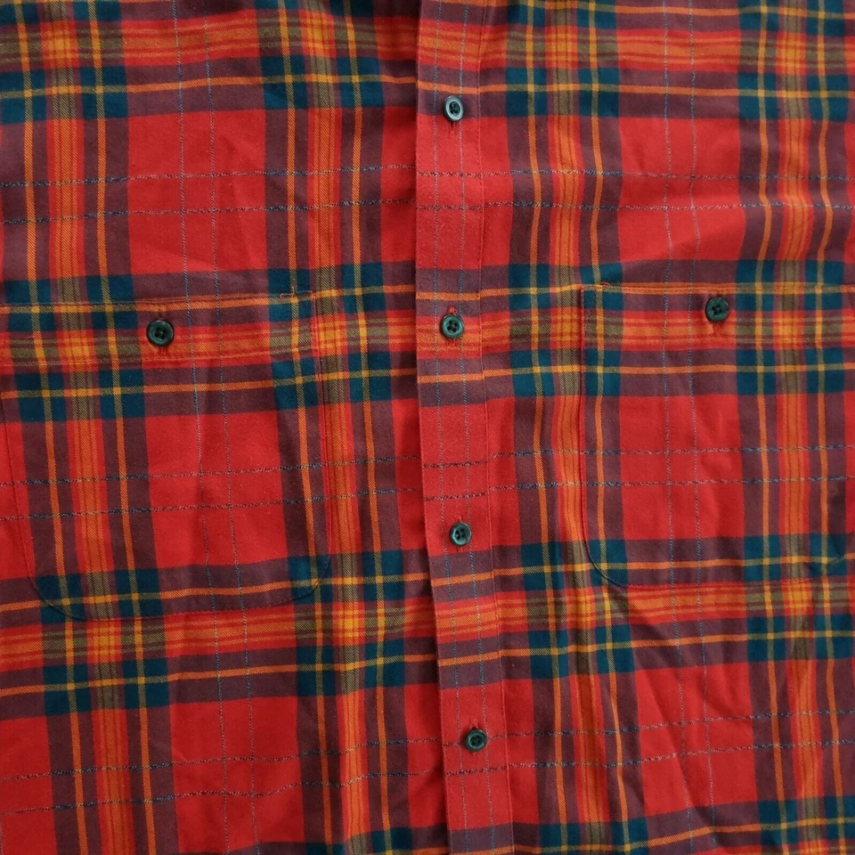 Camisa Patagonia Vintage Para Hombre L Naranja Manga Larga Hecha en Portugal Foto 3 de 4