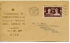 1937  CORONATION GREAT BRITAIN KING GEORGE 6th FDC LONDON EC SLOGAN PMK VGC