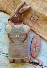 Harriet Pinkeep Cross Stitch Pattern Animal Ornament Cushion House Sampler