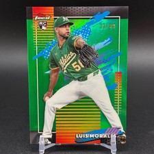 2026 Topps Finest #144 Luis Morales Uncommon Green Refractor /99 Color Match