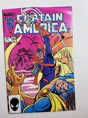 Captain America #294 (1984) 1st team app. The Sisters of Sin in 7.0 Fine/Very...