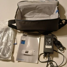 Respironics Cpap Bipap Carrying Bag with Power Adapter and some accessories