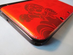 Nintendo 3DS XL Super Mario Gold Edition Red System w/Charger FREE Shipping!