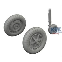 Eduard ED672340 Messerschmitt Bf-109G-2/G-4 Wheels For Plain Wings