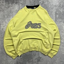 Vintage Asics Sweatshirt Medium Mens Crew Nec...