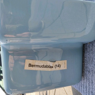 Retro Urinal von Ideal Standard Bermudablau * Kleberesten und leichte defekte