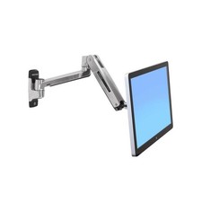 Ergotron LX HD Sit-Stand 116,8 cm (46") Argento Parete