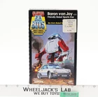 Baron Von Joy 100% Complete UNUSED STICKERS Super Gobots 1983 Tonka NEW MIB