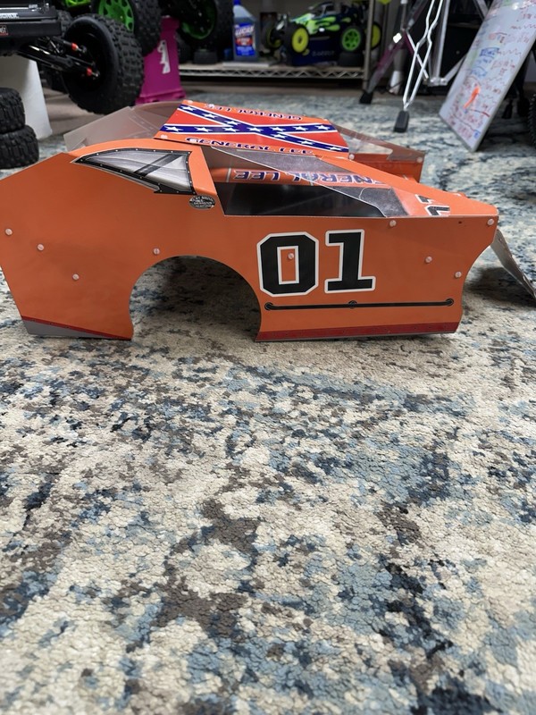 R/C Salvas Mudboss Body Clone Dukes Of Hazard Themed 01 Body 🧨🔥