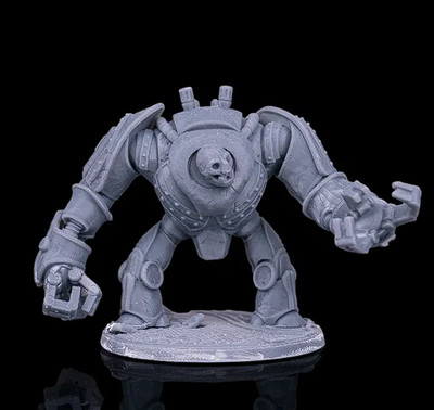 75mm Resin Miniature Mech Figure   High Detail Sci-Fi Robot Model   Unpainted
