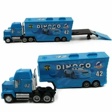 Disney Pixar Cars Die Carl Weathers NO.42 Dinoco Hauler Truck  Diecast Toys Cars
