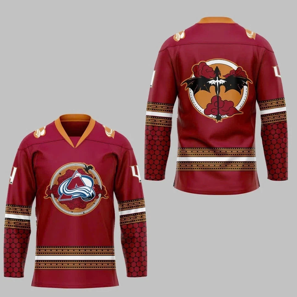 Colorado Avalanche x Fourth Wing Night 2025 Special Hockey Shirt Men's Fan Gear - Image 2 of 4