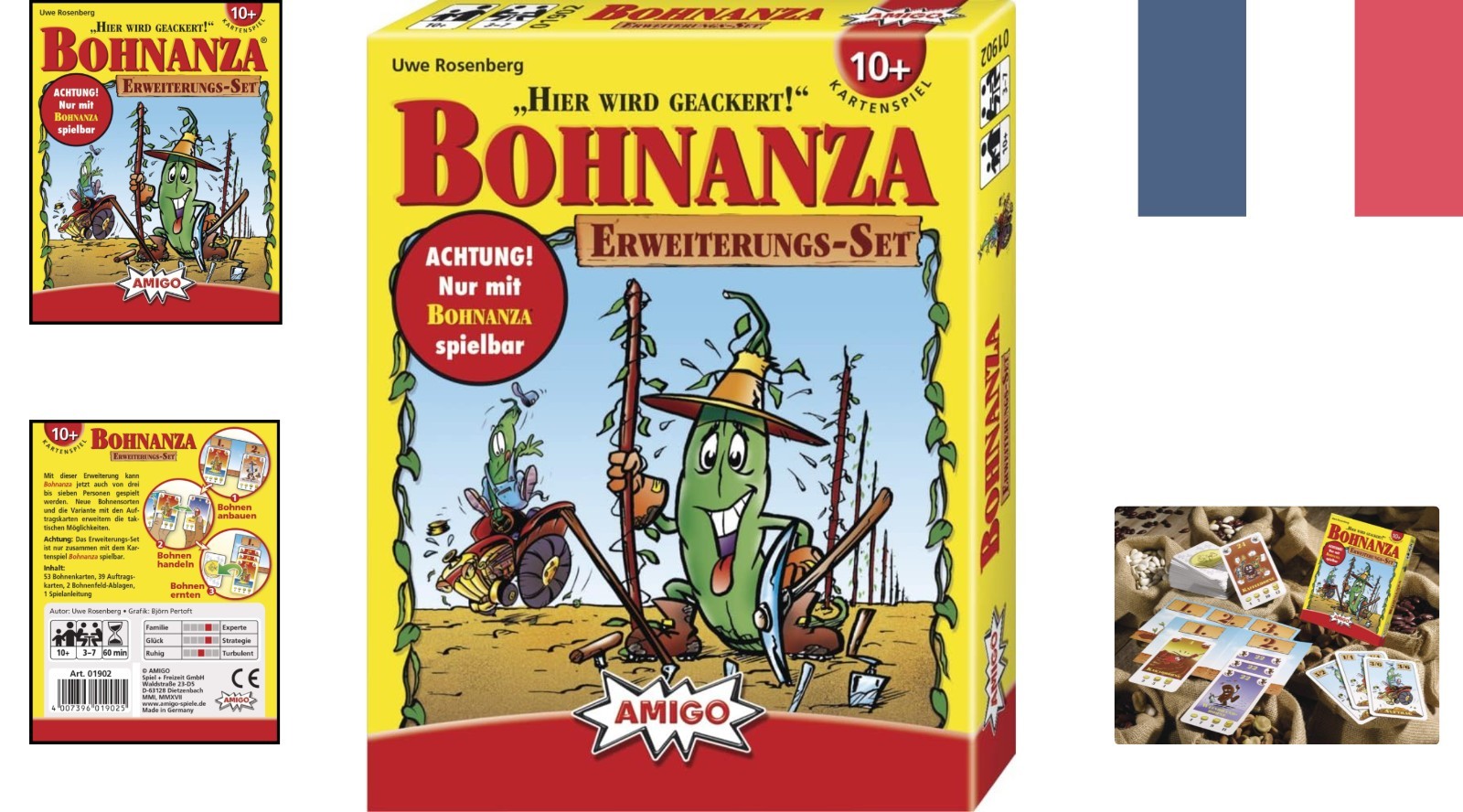 Jeu de table Bohnanza pour animer vos soirées entre amis
