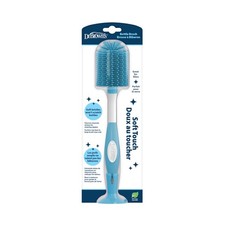 Dr. Brown's Soft Touch No Scratch Baby Bottle Cleaning Brush 1 Pack, Blue
