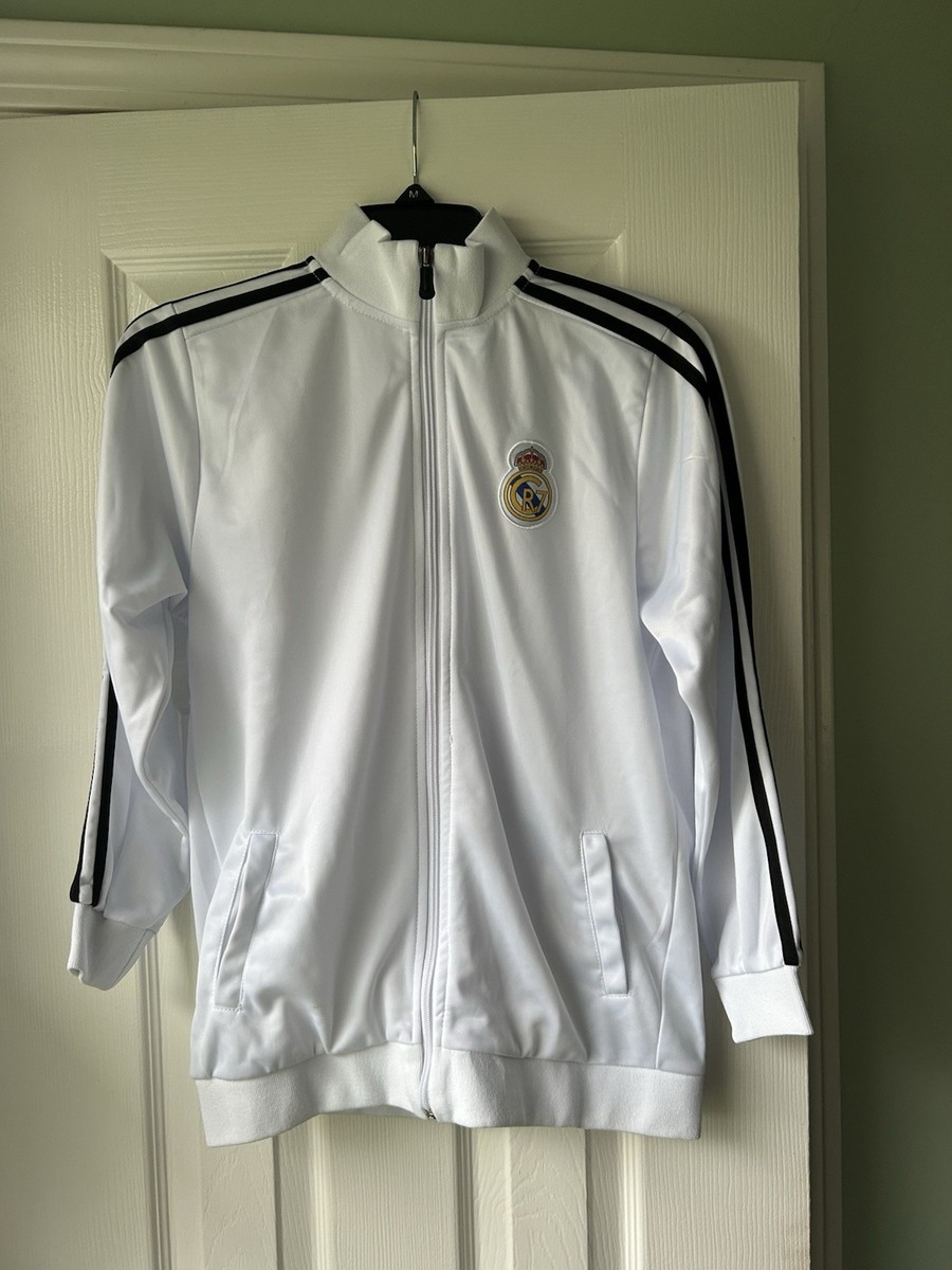  Real Madrid ホワイトジャージ Lサイズ Cristiano Ronaldo Real Madrid Youth XL Jersey Quarter zip White