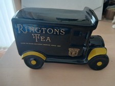 Vintage Wade Ceramics Rington's Tea Delivery Van Money Box-