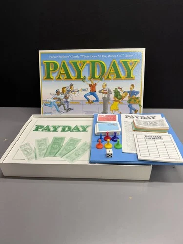 Vintage 1999 Payday Board Game Parker Brothers Made In USA **COMPLETE**