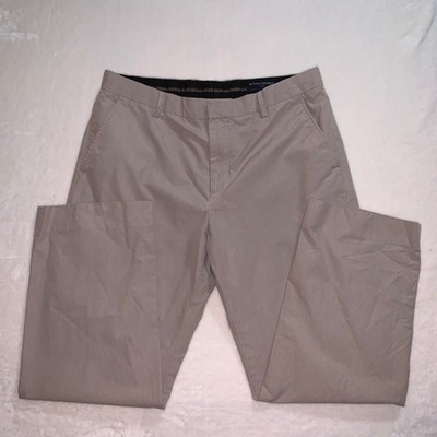 Banana Republic Straight Leg Trousers Khaki Mens Size 36x30 Minimalist Career