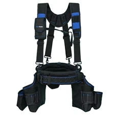 Pro Framer's Combo System Apron Tool Pouch Tool Belt with Suspenders Builder ...