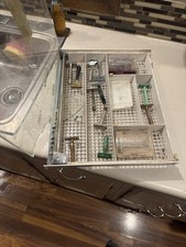 Vintage Gillette Razor Display Case w 13 Safe...