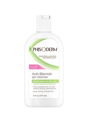 pHisoderm Anti-blemish Gel Cleanser, for Oily, Combo and Acne-prone Skin, 4 Pack