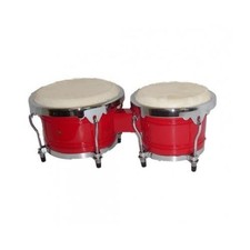 EXTREME BG279 RD BONGO STANDARD RED PELLE NATURALE 4 ROBUSTI TIRANTI 7"- 9"