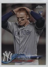 2018 Topps Chrome Image Variation Clint Frazier SP Base Refractor (Capless) 8az