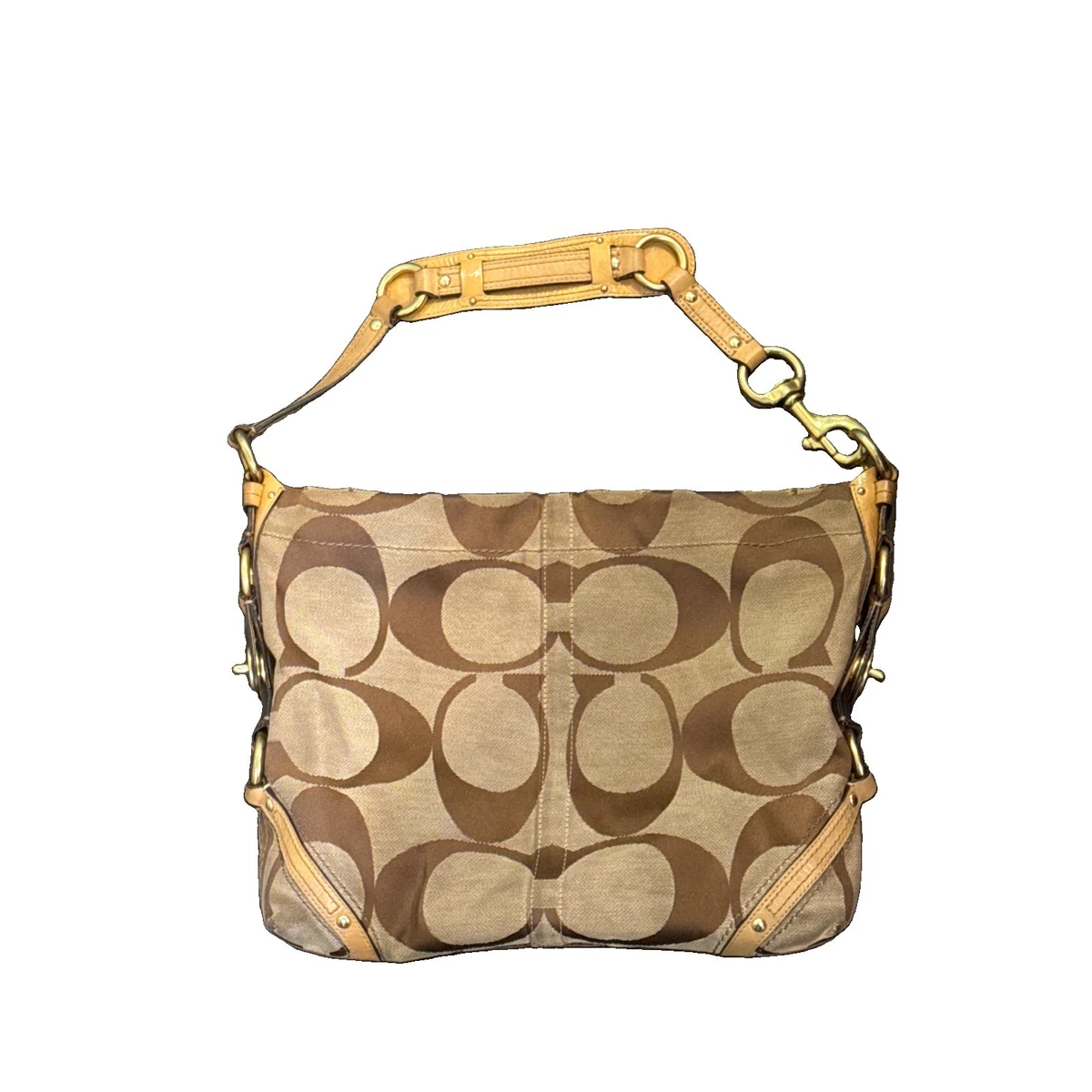 Coach Carly Leather Exterior Shoulder Bag Bags & Handbags for