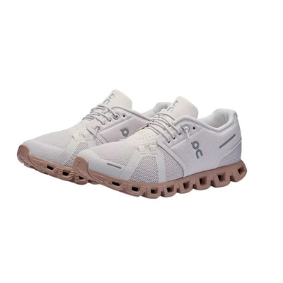 ON Cloud 5 Womens Athletic Shoes US 6 EU 37 White Pink Running NIB