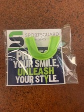 12 Pack- Neon Green Boil and Bite Mouthguards from Sportsguard Laboratories
