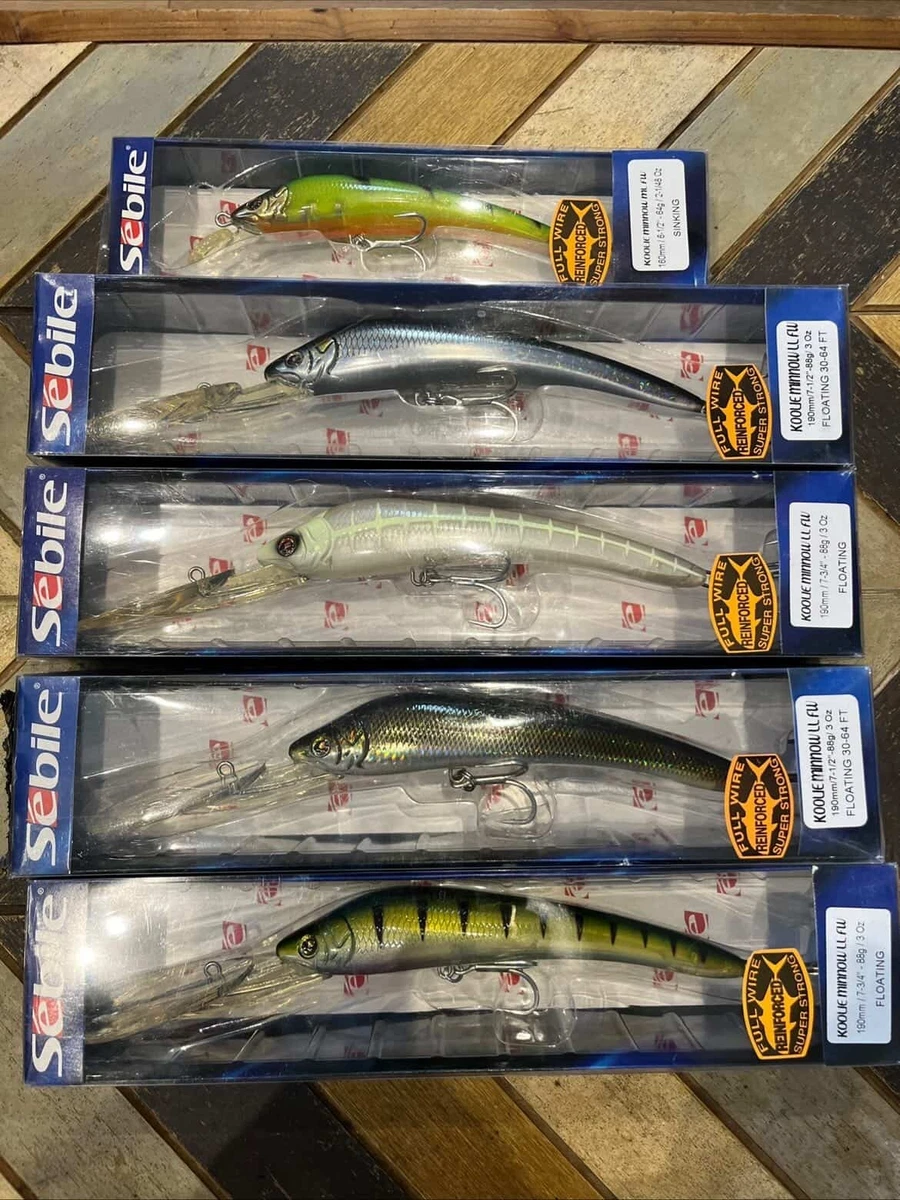 Wobblers vairon de mer pour la pêche au brochet le... - Grandado