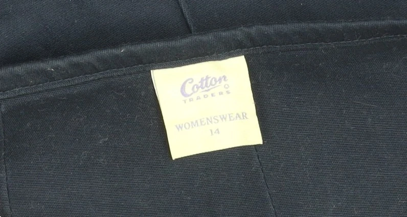 Cotton Traders Women's Black Pencil Skirt Size 14 - Image 4 of 4