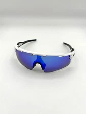 Oakley Radar EV Path Prizm Sapphire Blue Polarized Lens White Frame OO9208-09