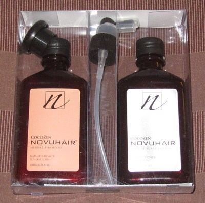 NOVUHAIR HAIR LOTION and SHAMPOO helps in HAIR LOSS Natural Herbs FREE SHIPPING