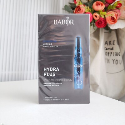 New BABOR Hydra Plus Ampoule Serum Concentrates  7 X 0.06oz