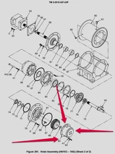 GROVE AT422-T 22 TON CRANE HOIST BRAKE RING P/N 6188000156