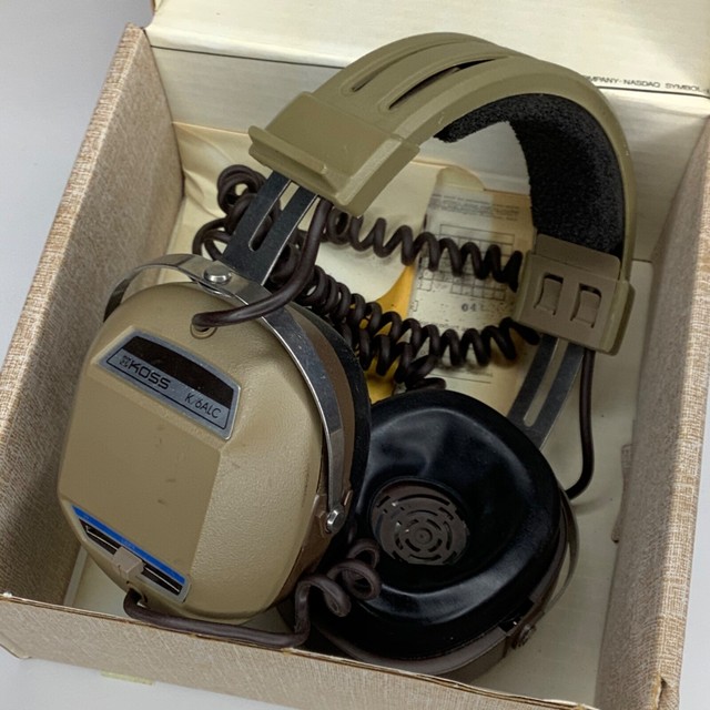 Koss K/6alc Vintage HIFI Audiophile Stereo Headphones Dual Volume